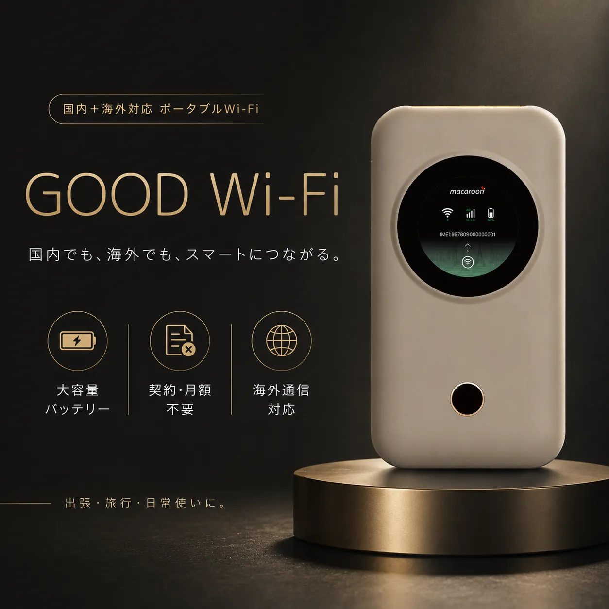 Good-WiFi Macaroon M3C モバイルルーター