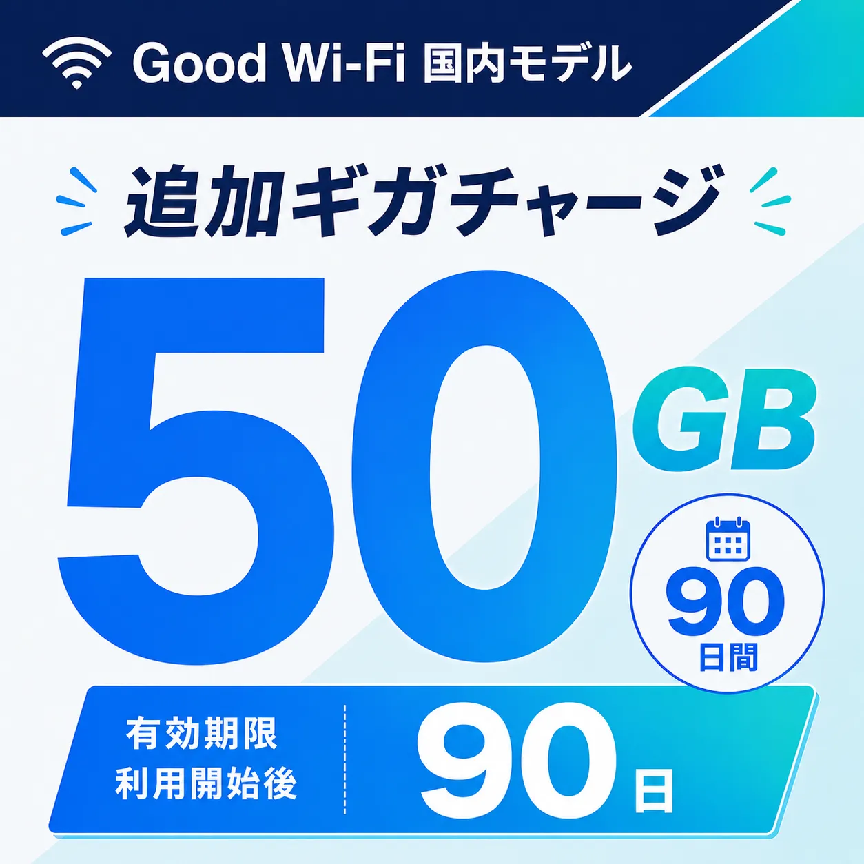50GB / 90日間